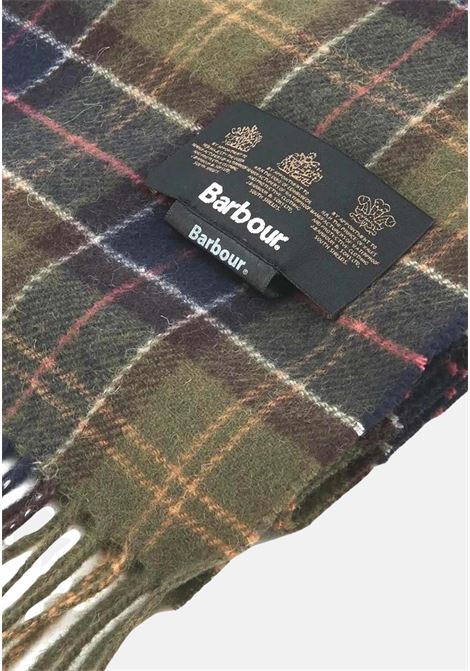 Sciarpa in lana d'agnello Tartan verde per uomo e donna BARBOUR | 242-USC0001USC1TN11